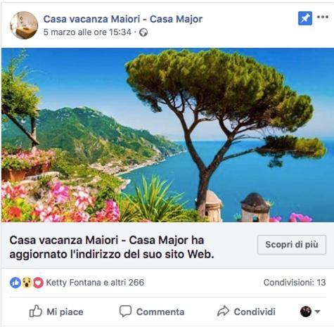Willa Casa Major Maiori Zewnętrze zdjęcie